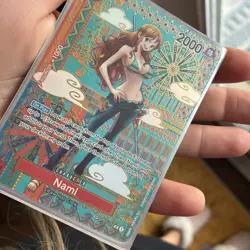 Nami OP01-016 SP Special Parallel One Piece Romance Dawn NM Waifu Alt Art 🔥 - Image 2