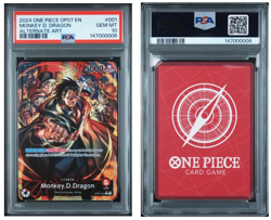 2024 ONE PIECE OP07-500 YEARS IN THE FUTURE #001 MONKEY D. DRAGON PSA 10 - Image 3