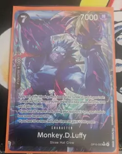 One Piece/ Adventure on Kami's Island- Monkey D Luffy OP15-092 Alternate Alt Art - Image 2