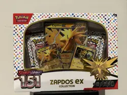 Pokemon TCG Scarlet & Violet 151 Zapdos EX Collection Box Sealed NEW - Image 1