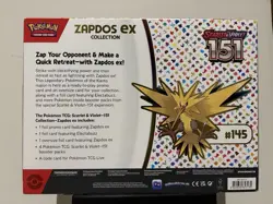 Pokemon TCG Scarlet & Violet 151 Zapdos EX Collection Box Sealed NEW - Image 2