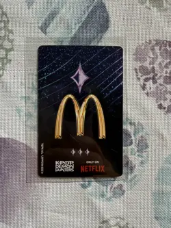 Ultra Rare Rumi Triple Star Holo McDonald's KPOP Demon Hunters Huntrix Meal Card - Image 5