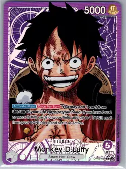 Monkey.D.Luffy (Alt Art) OP05-060 English Awakening of the New Era - NM - Image 1