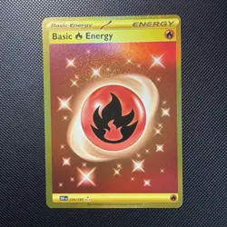 Basic Fire Energy Gold Secret Rare Holo - Obsidian Flames 230/197 - Near Mint - Image 1