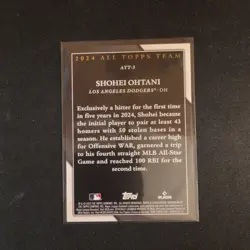 2025 Topps Series 1 - 2024 All-Topps Team Shohei Ohtani #ATT-3 - Image 2