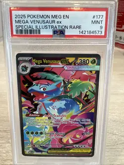 Mega Venusaur EX 177/132 SIR PSA 9 - Mega Evolution - Graded Pokemon Card - Image 1