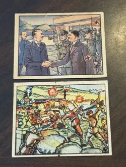 1938 Horrors of War lot x 2 Hitler #286 & Marco Polo #1 - Image 1