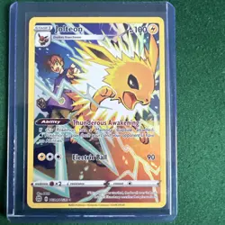 Pokemon TCG Jolteon Brilliant Stars TG04/TG30 Full Art Holo Rare LP - Image 1