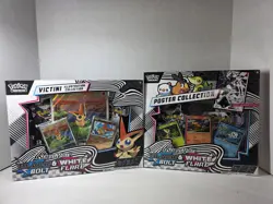 Pokemon Black Bolt & White Flare Victini Collection Box Plus Poster Collection - Image 1