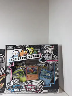 Pokemon Black Bolt & White Flare Victini Collection Box Plus Poster Collection - Image 3