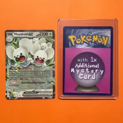 Maushold EX Ultra Rare Holo 155/182 Pokemon Card Paradox Rift NM SV04 - Image 1