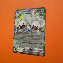 Maushold EX Ultra Rare Holo 155/182 Pokemon Card Paradox Rift NM SV04 - Image 3