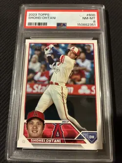 2023 Topps Series 2 Shohei Ohtani #600 PSA 8 - Image 1