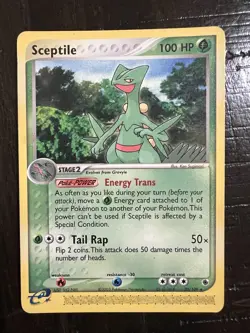Sceptile - 20/109 - EX Ruby Sapphire Rare Non Holo Pokemon TCG 2003 - - Image 1