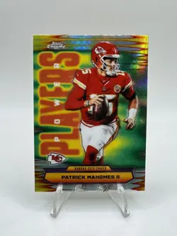 2025 Topps Chrome Patrick Mahomes II Power Players insert #PP-6 Refractor Chiefs - Image 1