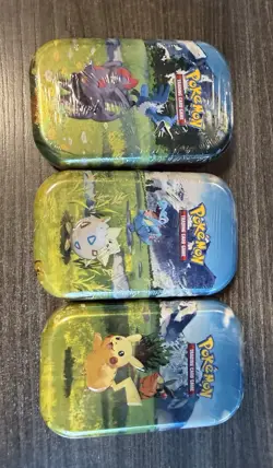 Pokemon TCG Ascended Heroes Mini Tins X3 Brand New Sealed - Image 1