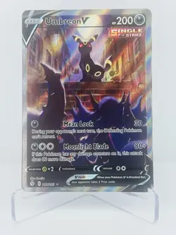 Umbreon V (Alternate Full Art) 189/203 SWSH07: Evolving Skies Holo - Image 1
