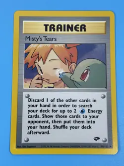 Pokemon TCG Misty's Tears 118/132 Gym Challenge NM - Image 2