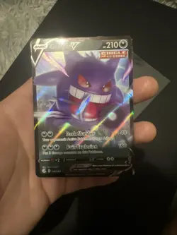 Pokemon Gengar v Single Strike Fusion Strike TCG Card 156/264 - Image 1
