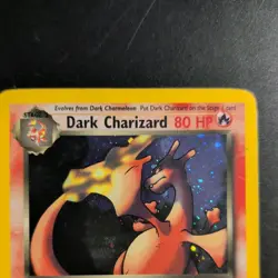 WOTC Team Rocket Dark Charizard Holo Card 4/82 MP - Image 3