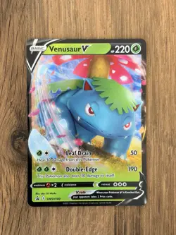 Pokemon Venusaur v SWSH100 Black Star Promo Holo NM [U2] - Image 1