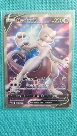 Mewtwo V SWSH229 MINT condition , Pack fresh to Sleeve. Pokemon TCG RARE - Image 1