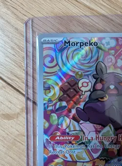 Pokemon TCG Morpeko Illustration Rare Card S&V Paradox Rift 206/182 - Image 2