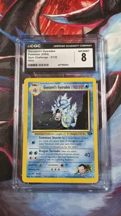 Giovanni's Gyarados | 5/132 | CGC 8 | Gym Challenge Rare Holo | G20 - Image 1