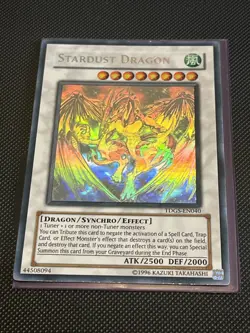 Yu-Gi-Oh! TCG Stardust Dragon the Duelist Genesis TDGS-EN040 Ghost Rare Card - Image 1