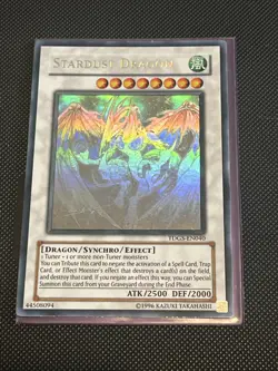 Yu-Gi-Oh! TCG Stardust Dragon the Duelist Genesis TDGS-EN040 Ghost Rare Card - Image 2