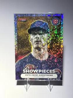 2025 Bowman's Best Pete Crow-Armstrong Showpieces Mini Diamonds #BS-8 Cubs - Image 1