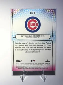 2025 Bowman's Best Pete Crow-Armstrong Showpieces Mini Diamonds #BS-8 Cubs - Image 2