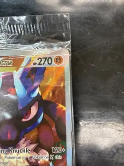 Lucario VSTAR Black Star Promo SWSH291 Full Art Holo Sealed - Image 3