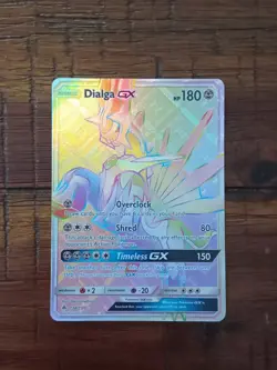 Pokemon TCG - Dialga GX 138/131 Secret Rare Forbidden Light NM-M - Image 1