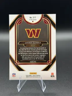 🔥🏈JAYDEN DANIELS 2024 Select Club Level Black & Orange Shock Prizm SP RC!🏈🔥 - Image 2