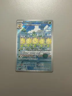 Pokemon TCG Sunflora 169/167 Illustration Rare Twilight Masquerade NM/M - Image 2