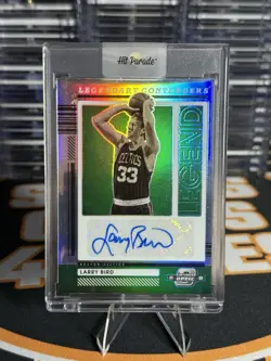 2021-22 Contenders Optic Larry Bird Legendary Holo Prizm Auto #/99 Celtics - Image 2