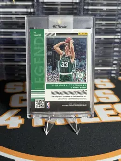 2021-22 Contenders Optic Larry Bird Legendary Holo Prizm Auto #/99 Celtics - Image 4