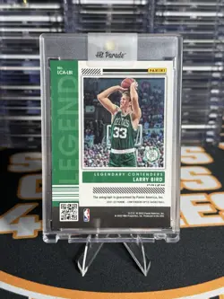 2021-22 Contenders Optic Larry Bird Legendary Holo Prizm Auto #/99 Celtics - Image 5
