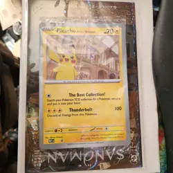 Pikachu At The Museum Pokemon Promo Card Oversized Jumbo UK Seller - Image 1