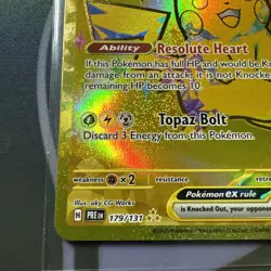 Pokemon Pikachu TCG Prismatic Evolutions Hyper Rare Gold Card 179/131 - Image 5