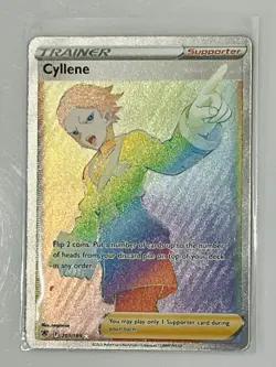 Pokemon Card - Cyllene Astral Radiance 201/189 Secret Rare Full Art Rainbow Holo - Image 1