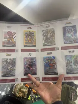 Bandai Namco Dragon Ball Games Battle Hour 2026 Premium Goku 8 Card Set - Image 2