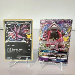 2 Card Lot Hydreigon C + Tapu Lele GX Pokemon TCG Promo Holo Celebrations NM - Image 1