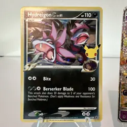 2 Card Lot Hydreigon C + Tapu Lele GX Pokemon TCG Promo Holo Celebrations NM - Image 3