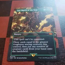 Mtg Last March Of The Ents NM/M Borderless The Lord Of The Rings Mythic Card - Image 2