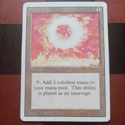 Mtg Sol Ring LP Revised 3rd Edition Magic Card - Image 1