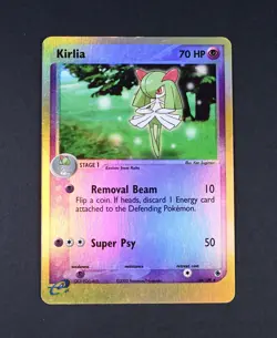 LP+ Kirlia Reverse Holo 34/109 Ruby and Sapphire Pokemon Card - Image 1