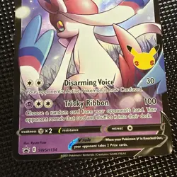 Dark Sylveon V - Pokemon TCG Celebrations Black Star Promo Pokemon Card SWSH134 - Image 3