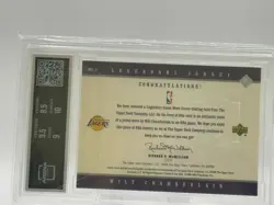 1999-00 Upper Deck Legends Wilt Chamberlain Legendary Jersey (GU) #WC-J, 9 MINT - Image 2